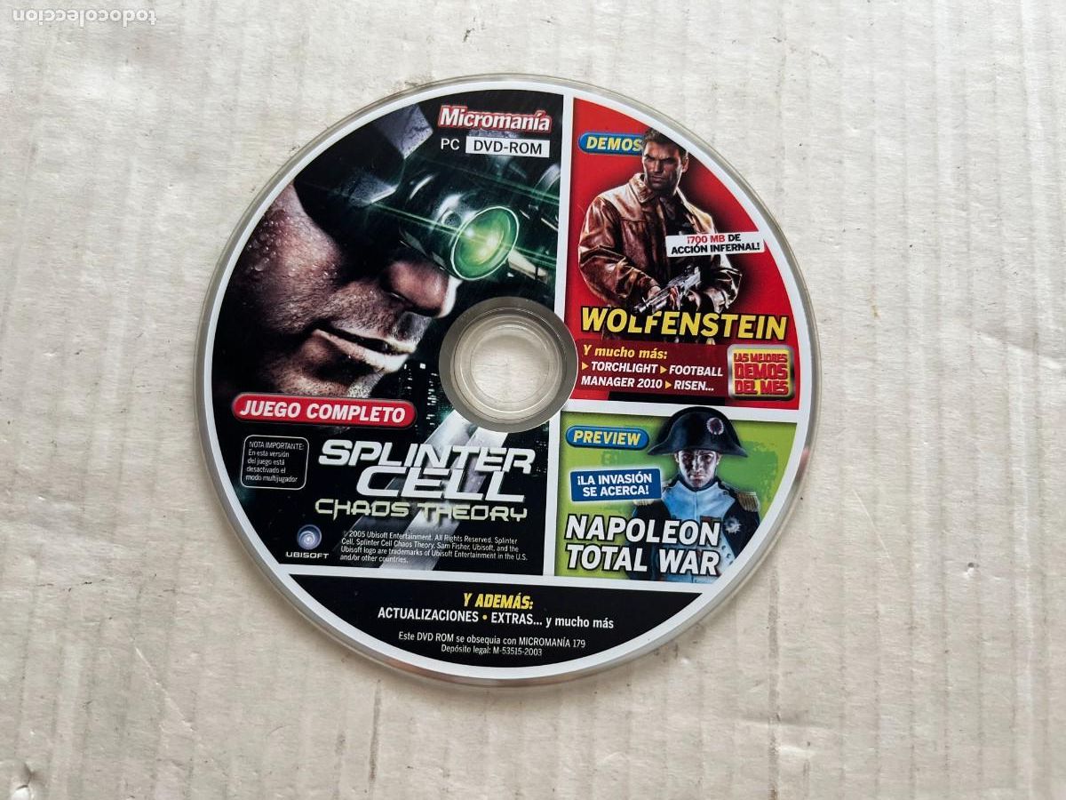 Videojuegos y Consolas: SPLINTER CELL CHAOS THEORY MICROMANIA - ROM PC KREATEN PCWORLD