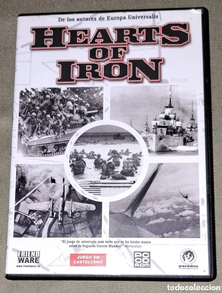 Videojuegos y Consolas: JUEGO PARA PC HEARTS OF IRON con manual de juego