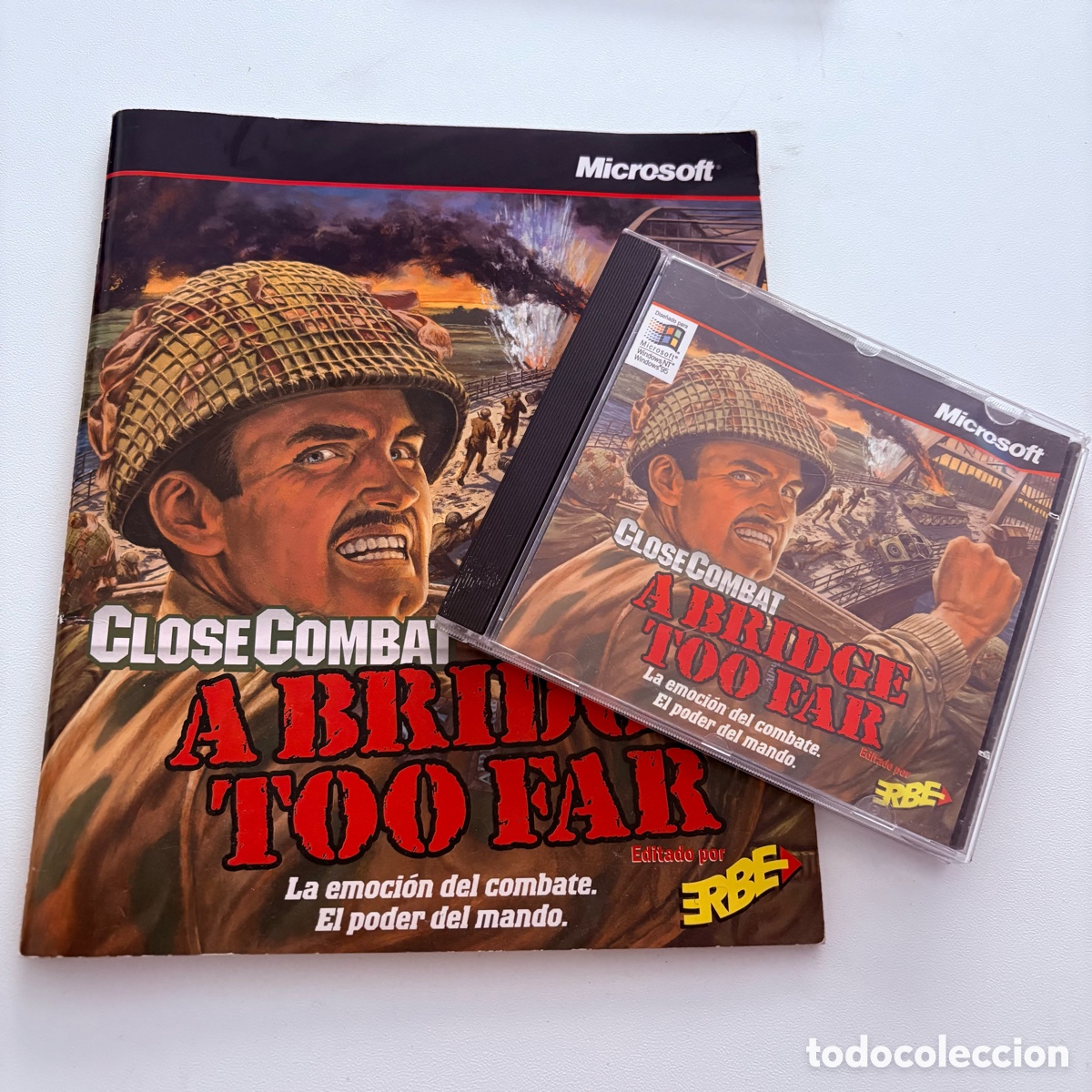 Videojuegos y consolas: juego de ordenador pc close combat a bridge too far erbe con manual de instrucciones