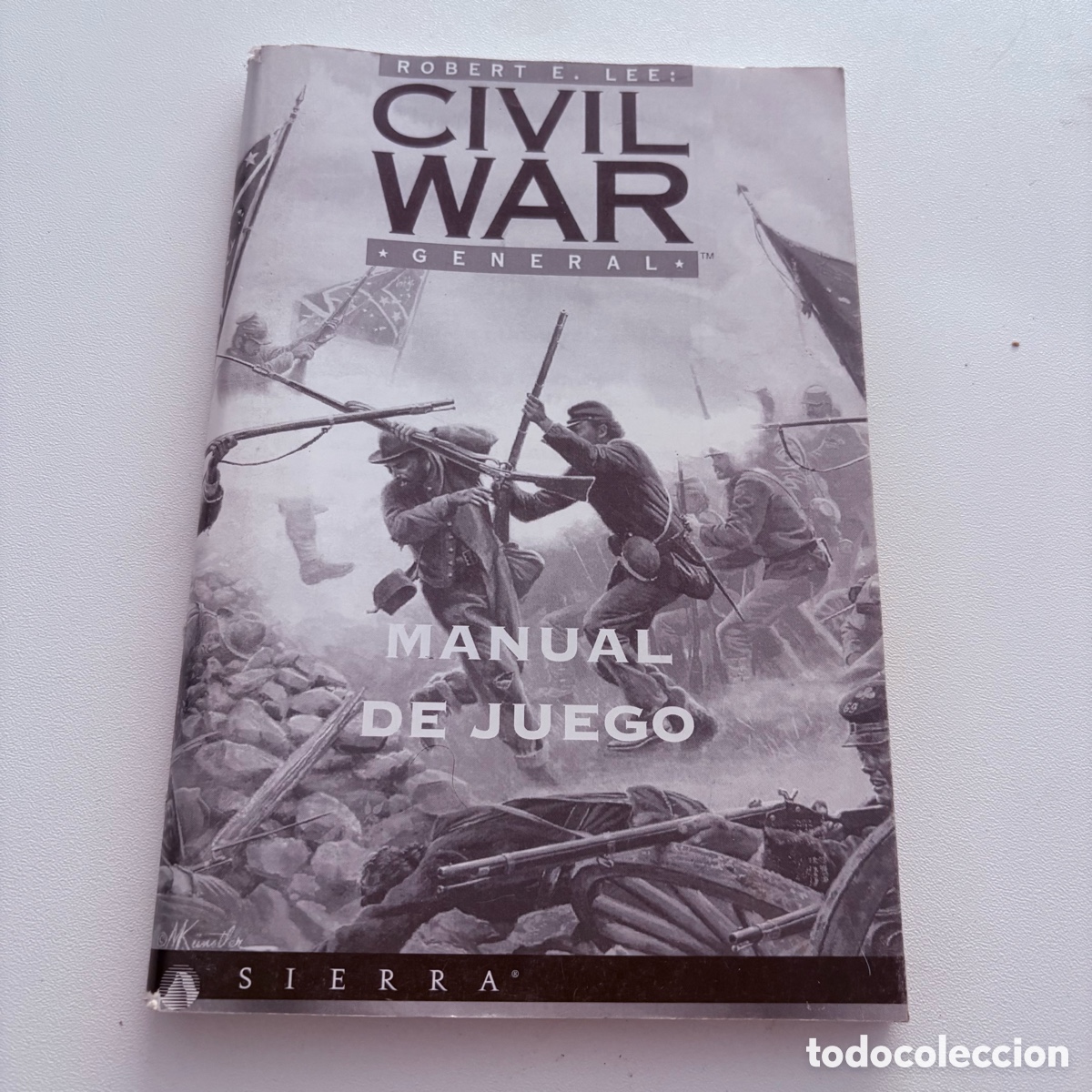 Videojuegos y consolas: manual de instrucciones del juego de ordenador pc civil war general robert. e. lee