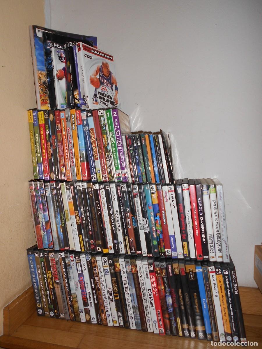 Videojuegos y consolas: GRAN LOTE de mas de 75 JUEGOS de PC : GUERRA / FUTBOL / CIENCIA FICCION / COCHES / SIMS / etc - 1&euro;y+