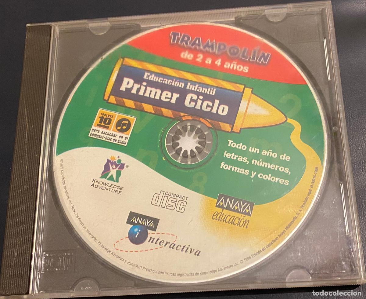 Videojuegos y consolas: 'Trampol&iacute;n' CD-ROM interactivo con juegos, actividades y canciones para ni&ntilde;os peque&ntilde;os. Sin car&aacute;tula