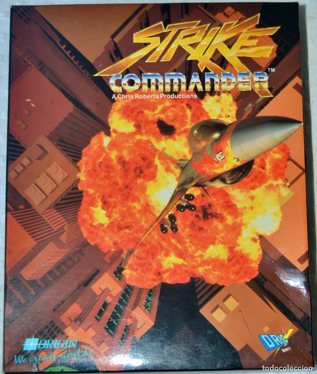 Videojuegos y consolas: Juego de Ordenador Vintage. &rdquo;Strike Commander&rdquo;. Dro Soft. IBM PC , 3,5. (8 disquetes). 1993