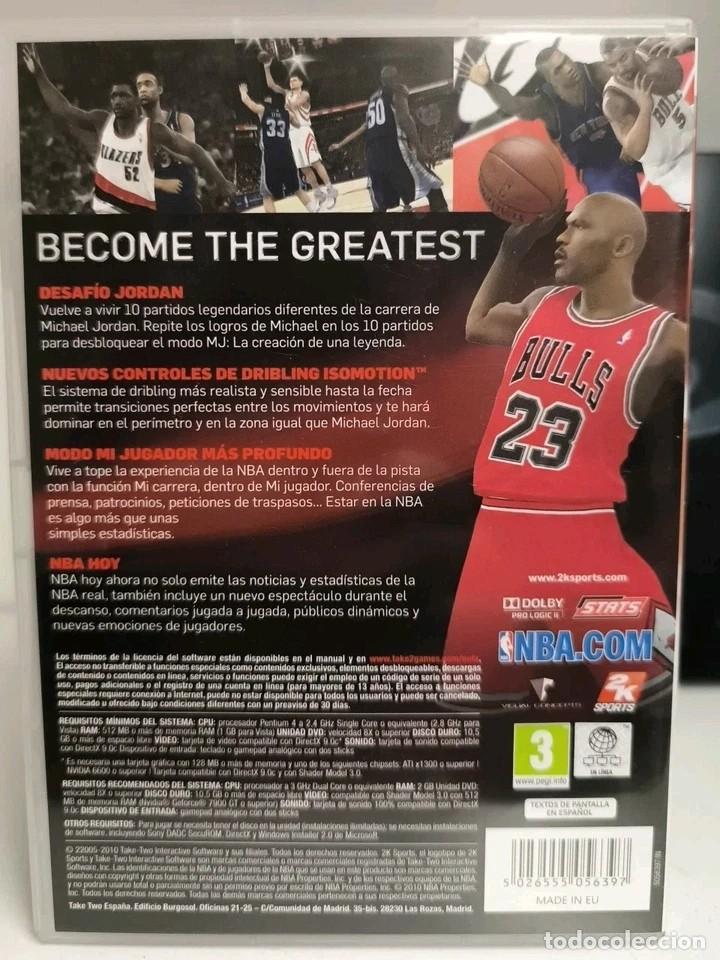 Videojuegos y consolas: Nba 2k11 Pc Michael Jordan Edici&oacute;n Espa&ntilde;a - Foto 2