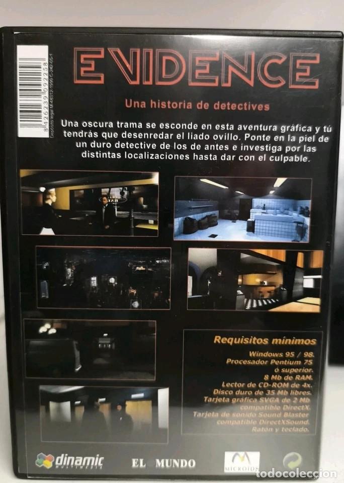 Videojuegos y consolas: Evidence Microids - Juego para PC CD-Rom Edicion Espa&ntilde;a PAL - Foto 3