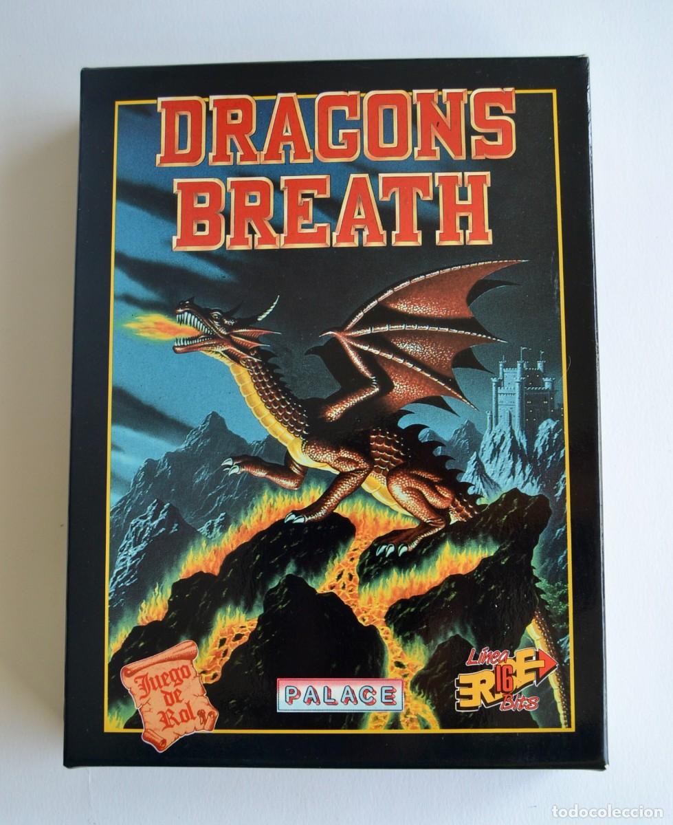 Videojuegos y consolas: Juego de rol vintage para Pc. Dragons Breath. Palace. 2 disquetes y manuales.