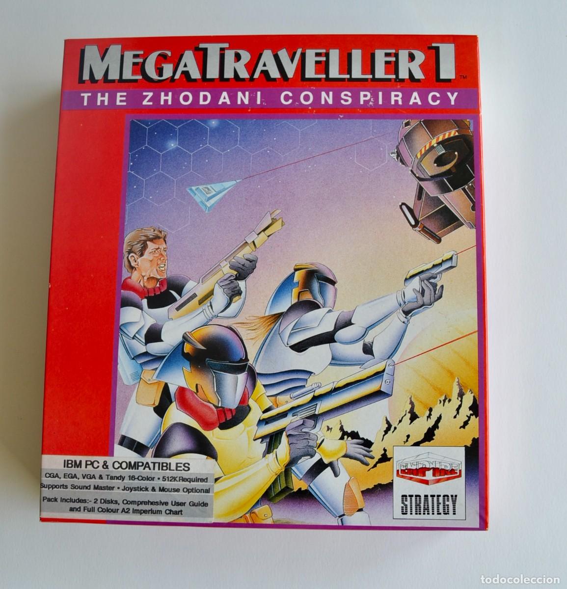 Videojuegos y consolas: Juego vintage para Pc. Megatraveller 1: The Zhodani Conspirancy. Empire Strategy. 1990. Incompleto