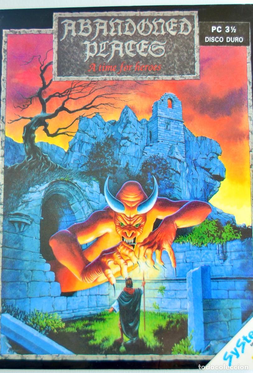 Videojuegos y consolas: Juego vintage para IBM Pc & Compatibles. Abandoned Places. System de Espa&ntilde;a. 1992. Raro