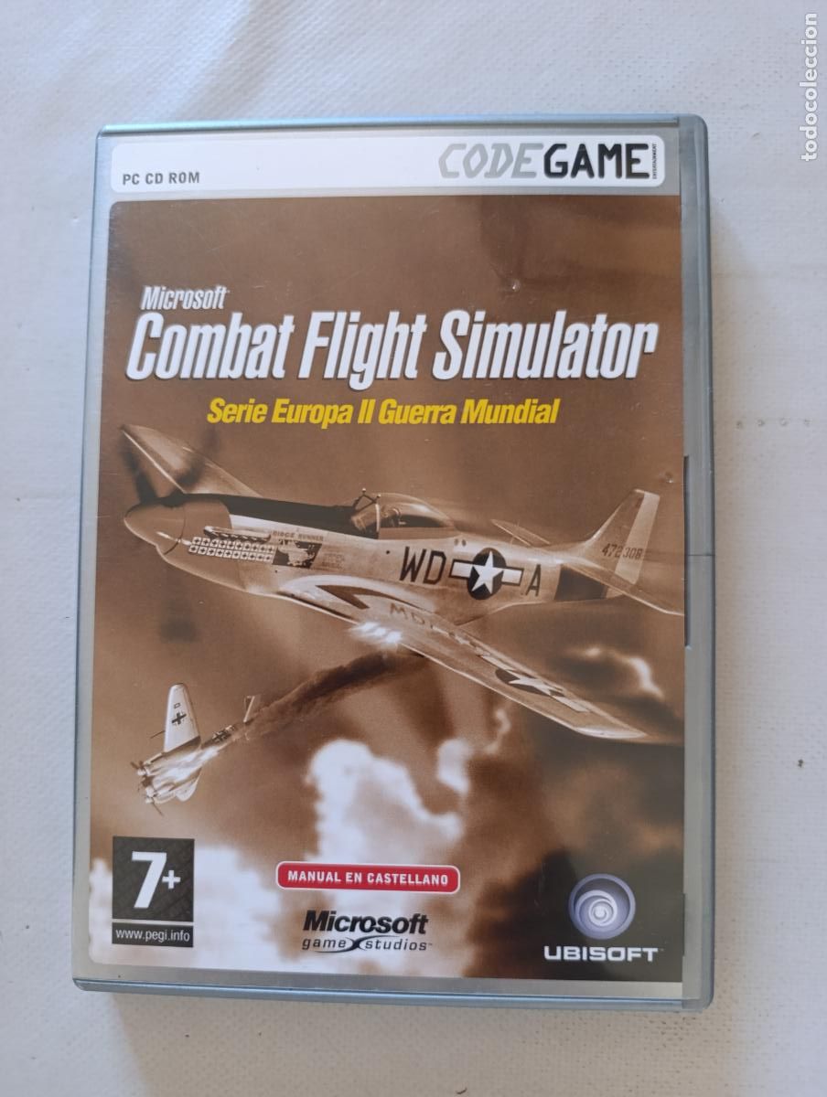 Videojuegos y consolas: PC CD ROM COMBAT FLIGHT SIMULATOR - MICROSOFT - SERIE EUROPA II GUERRA MUNDIAL (5H)