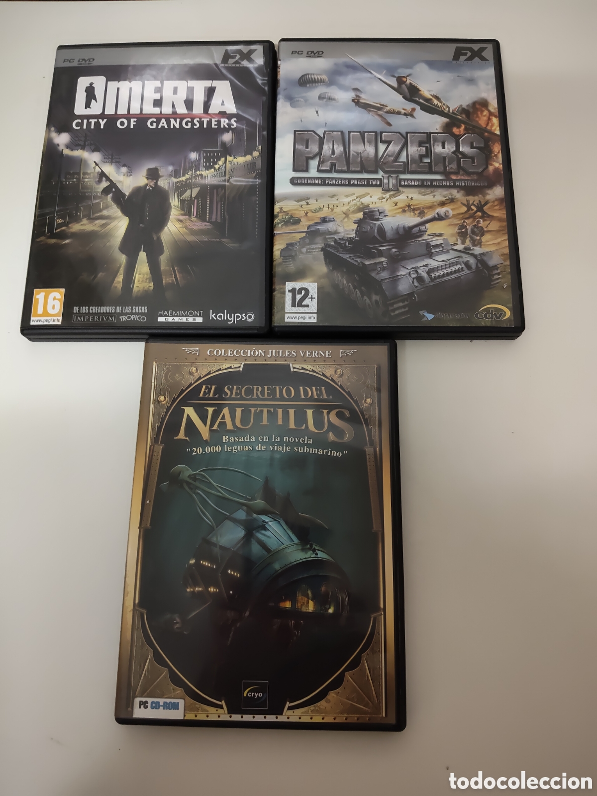 Videojuegos y consolas: Lote 3 juegos PC variados. Aventura guerra