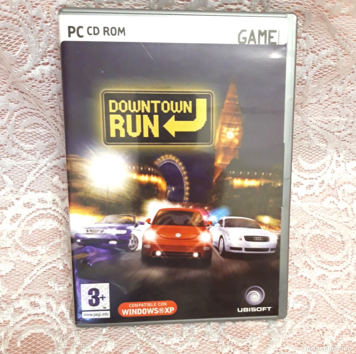 Videojuegos y consolas: CARATULA VACIA JUEGO DOWNTOWN RUN-PC - Foto 1