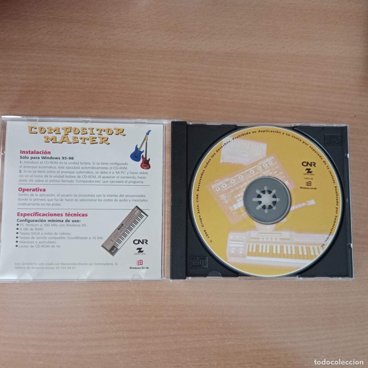 Videojuegos y consolas: COMPOSITOR MASTER - PC CD ROM - CNR - A&Ntilde;O 1998. - Foto 2