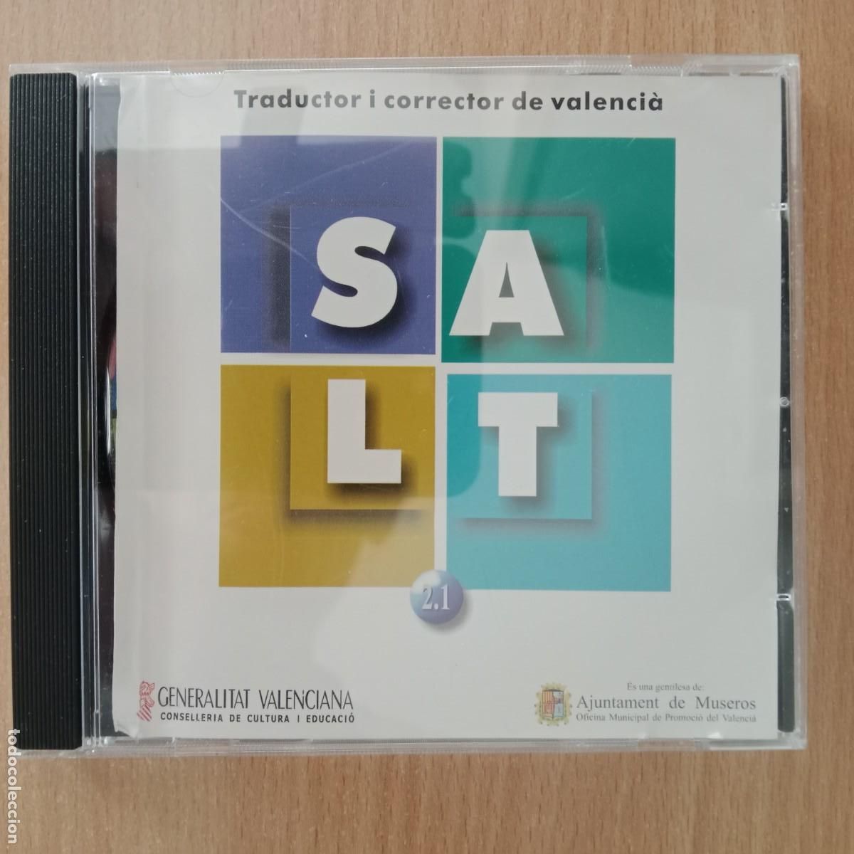 Videojuegos y consolas: SALT , TRADUCTOR I CORRECTOR DE VALENCI&Agrave; - PC CD ROM - GENERALITAT V.-AJUNTAMENT MUSEROS - A&Ntilde;O 1993.