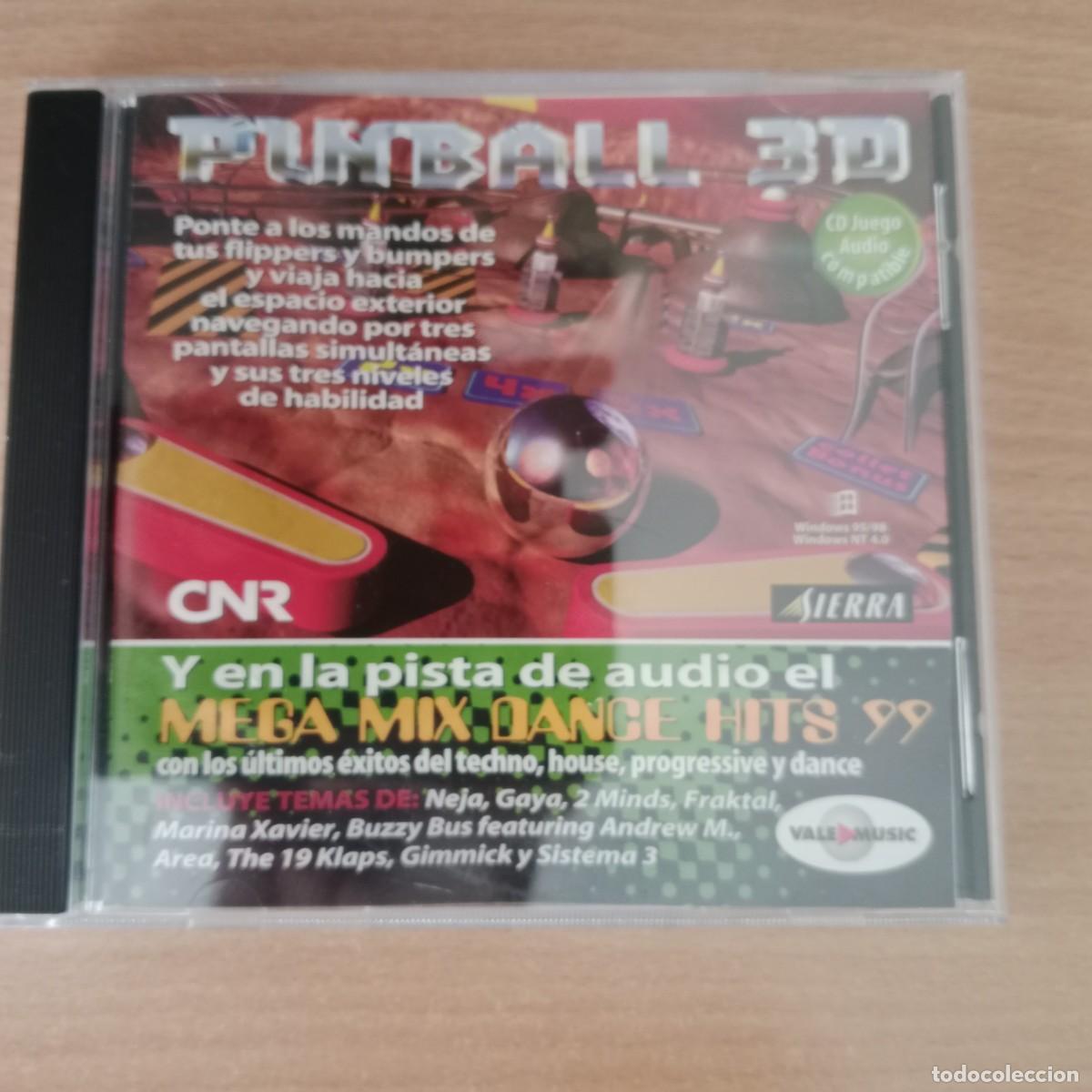 Videojuegos y consolas: PINBALL 3D & MEGA MIX DANCE HITS 99 - PC CD ROM - CNR - A&Ntilde;O 1998.