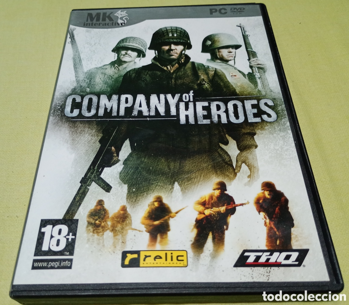 Videojuegos y consolas: Company of h&eacute;roes PC DVD ROM