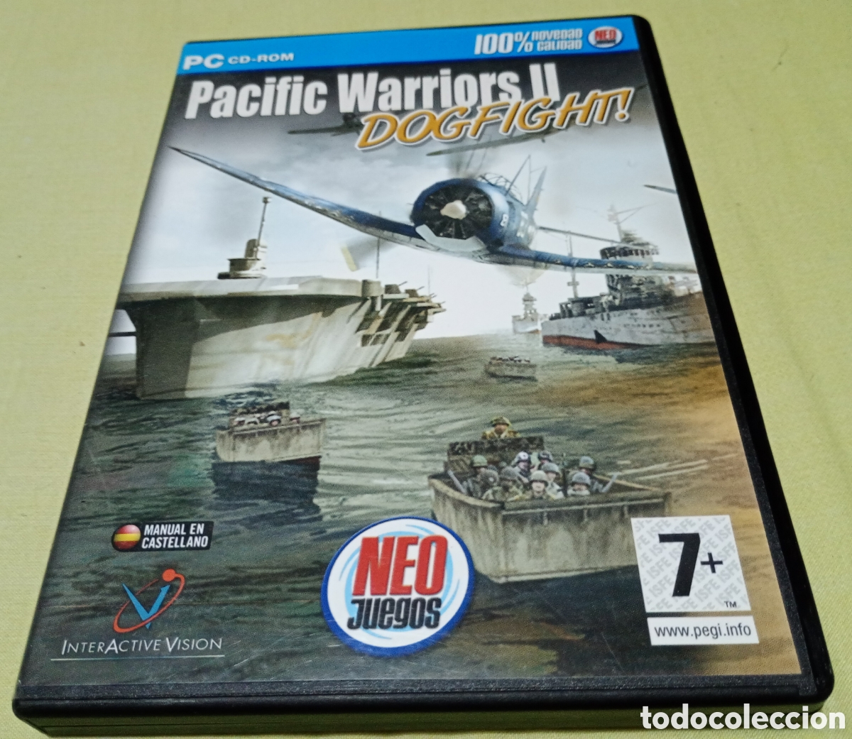 Videojuegos y consolas: Pacific warriors II dogfight PC CD ROM