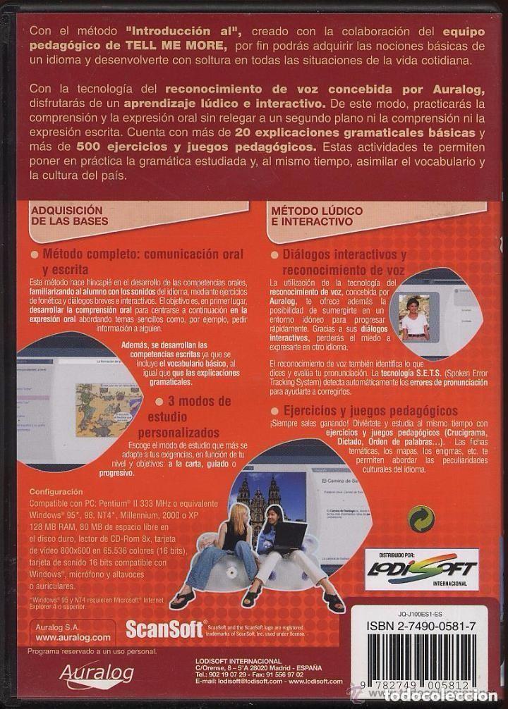 Videojuegos y consolas: CDROM - PC - INTRODUCCION AL ESPA&Ntilde;OL - Foto 2