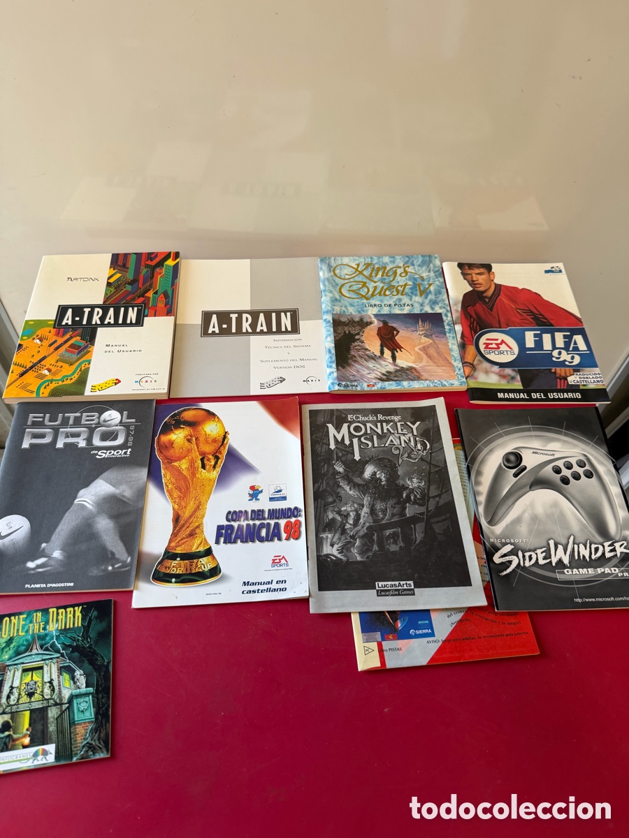 Videojuegos y consolas: Lote de manuales originales para coleccionistas