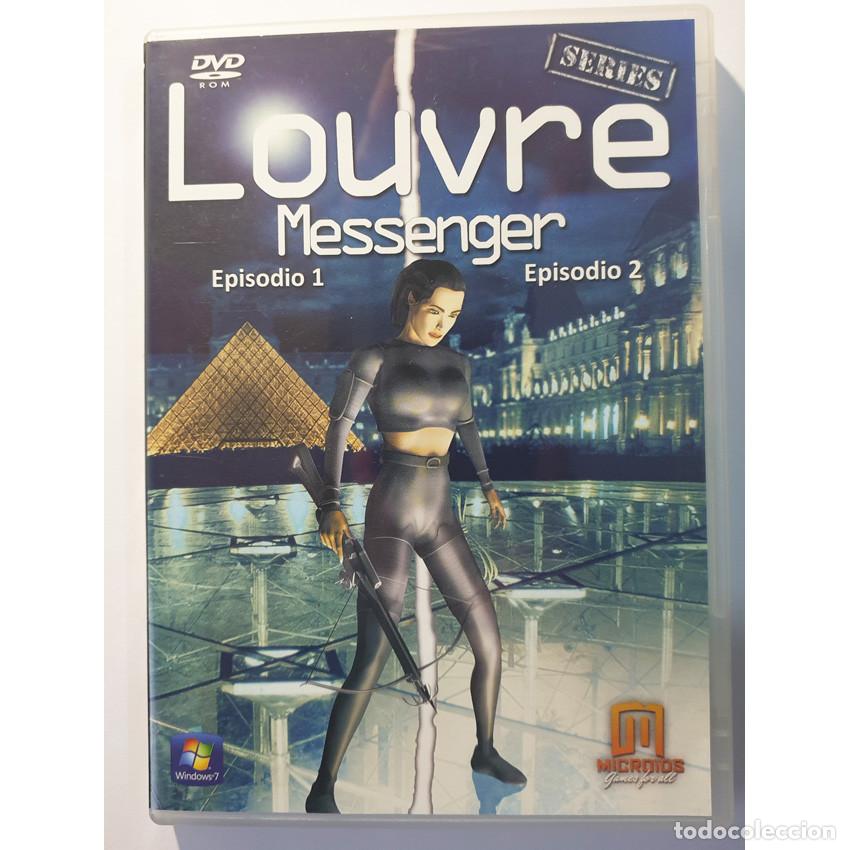 Videojuegos y consolas: LOUVRE MESSENGER Episodio 1 Y 2 Micro&iuml;ds AVENTURA GRAFICA PC DVD Juego Completo Con Folletos WINDOWS