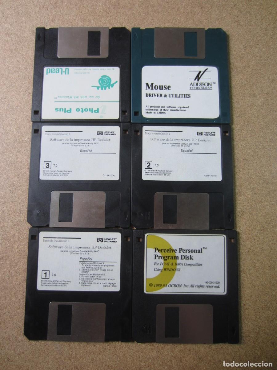 Videojuegos y consolas: Lote Disquetes Instalacion Drivers