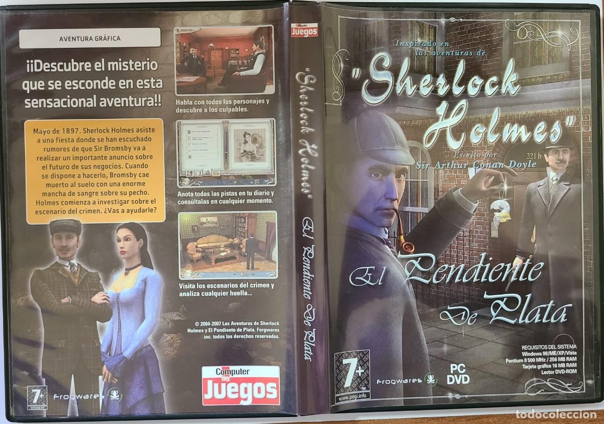 Videojuegos y consolas: Juego PC-DVD Sherlock Holmes. El Pendiente de Plata - Foto 2
