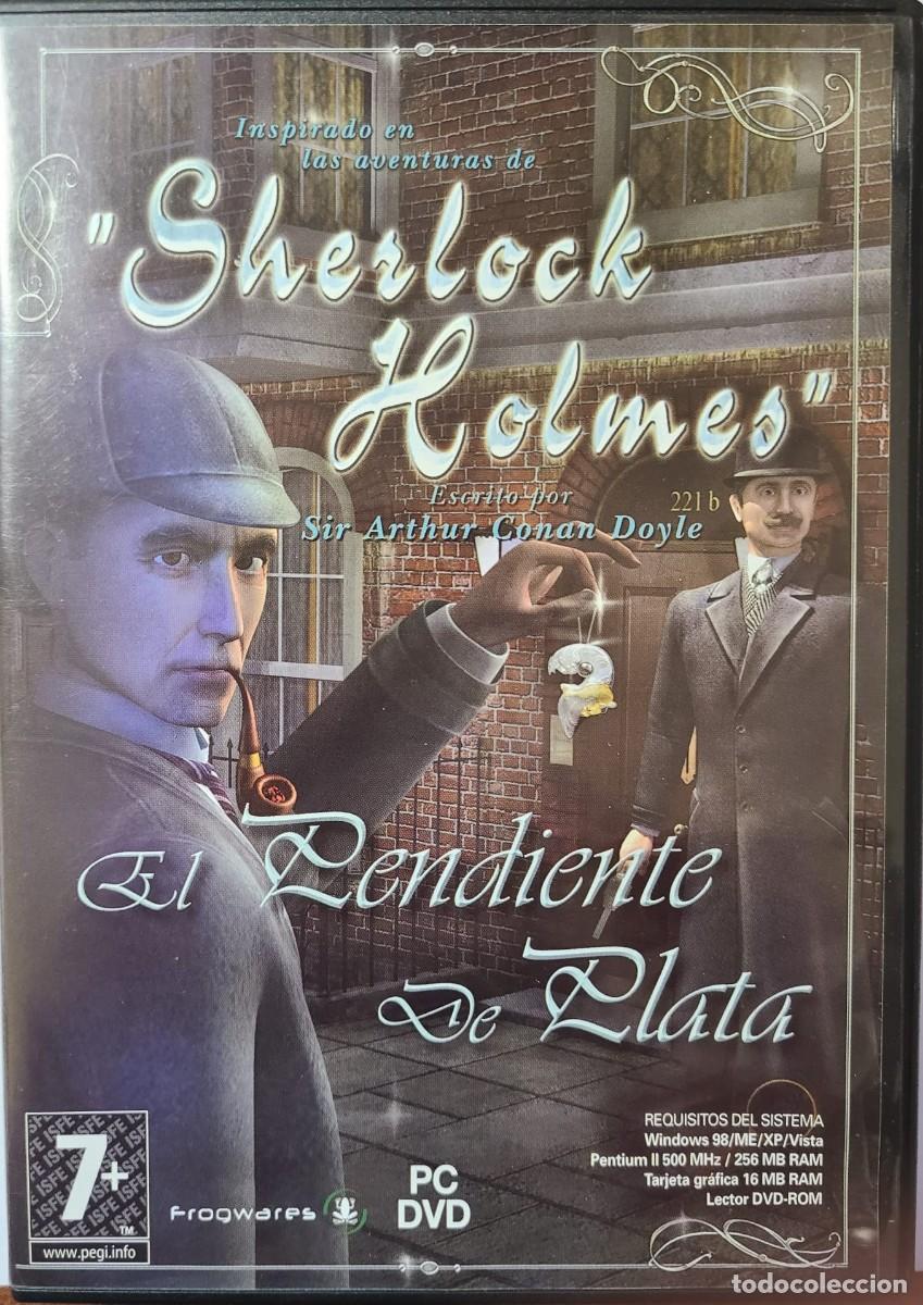 Videojuegos y consolas: Juego PC-DVD Sherlock Holmes. El Pendiente de Plata - Foto 1