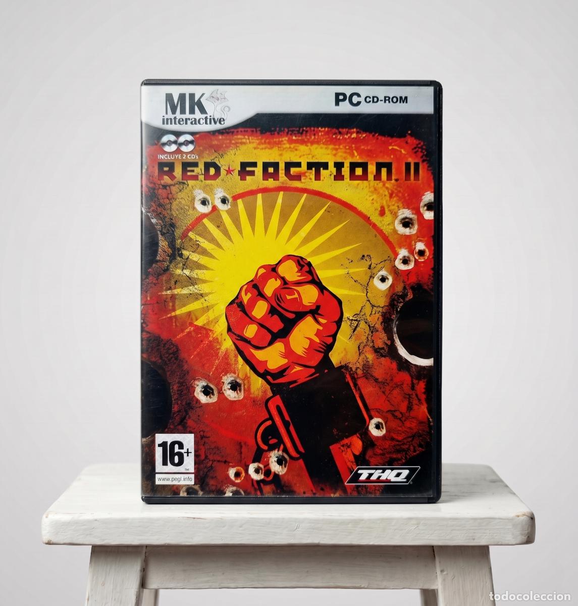 Videojuegos y consolas: Videojuego Red Faction II PC CD-ROM MK Interactive THQ 2003 Espa&ntilde;ola