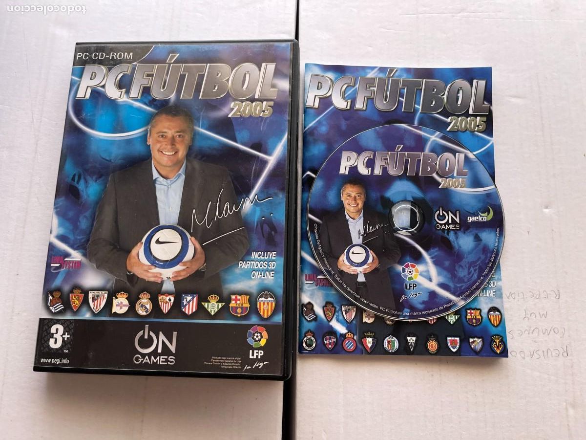 Videojuegos y consolas: PC FUTBOL 2005 PC CD ROM KREATEN