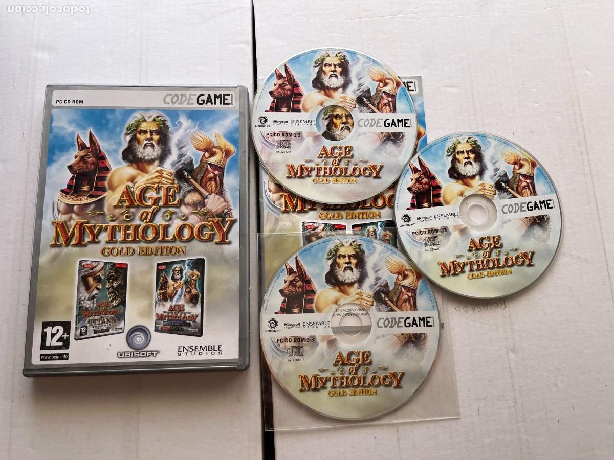 Videojuegos y consolas: AGE OF MYTHOLOGY GOLD EDITION - PC CD ROM KREATEN