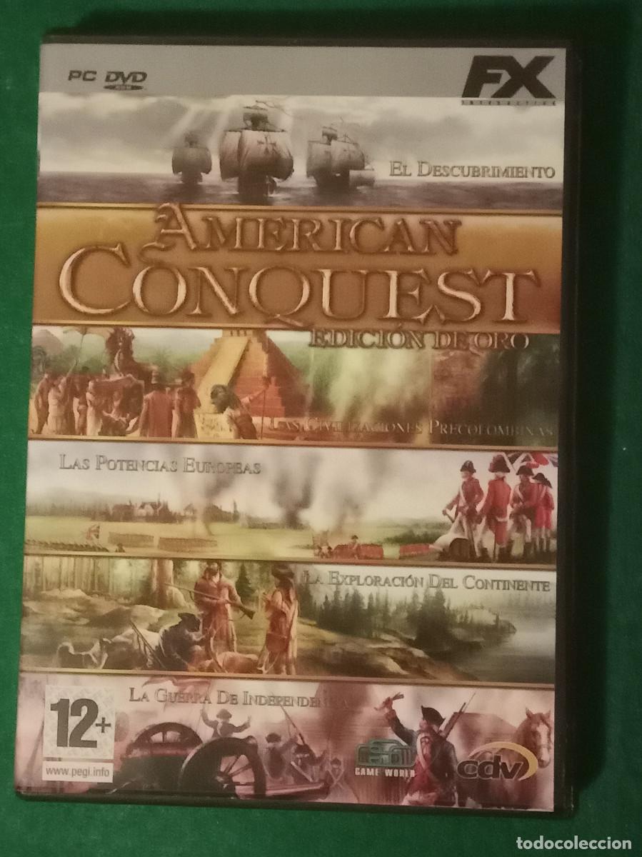 Videojuegos y consolas: American Conquest - Edici&oacute;n Oro - PC DVD ROM - FX Interactive - Game World - CDV. - Foto 1
