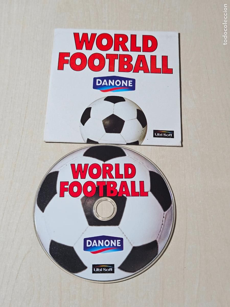 Videojuegos y consolas: JUEGO PC WORLD FOOTBALL DE DANONE - UBI SOFT A&Ntilde;O 1997