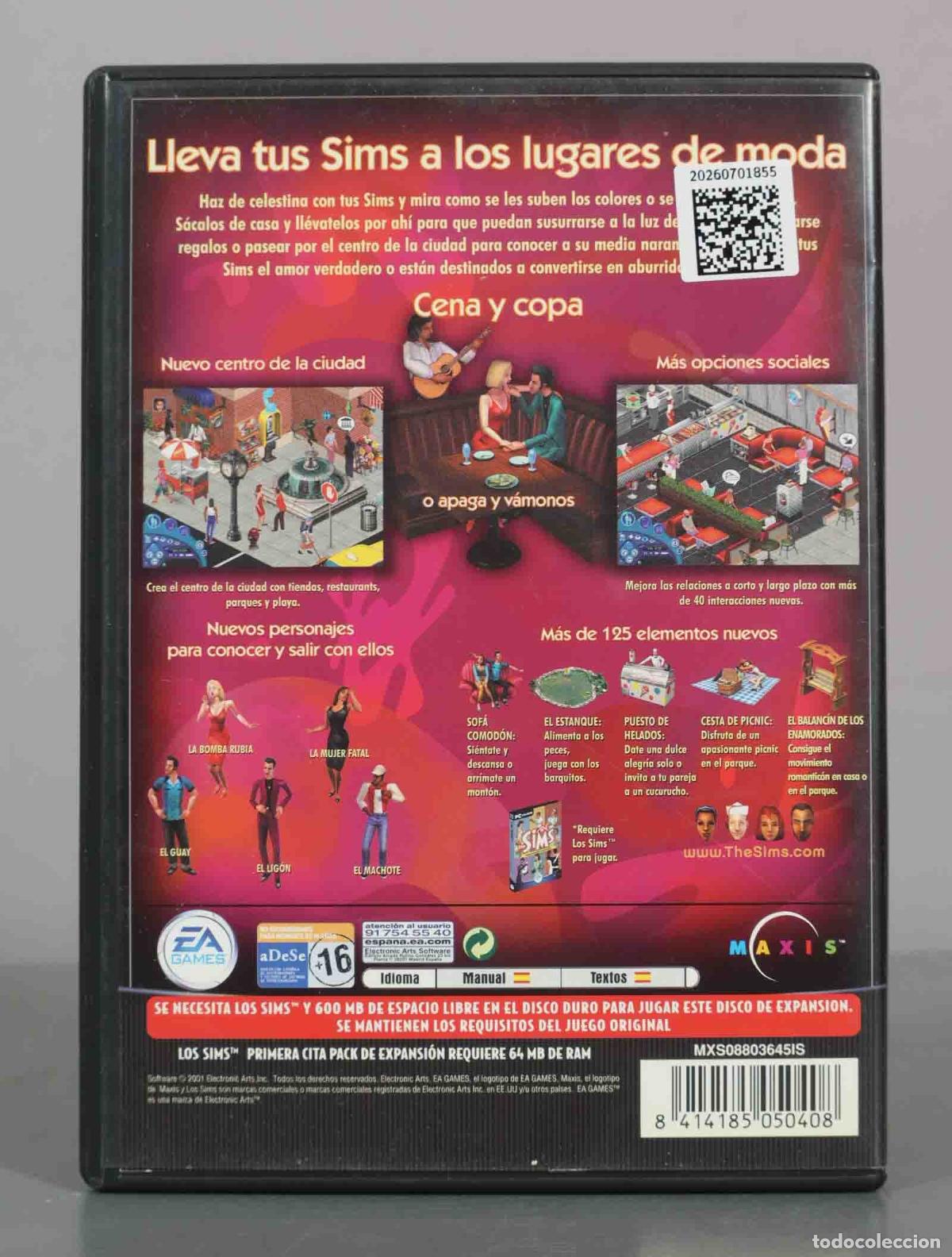 Videojuegos y consolas: PC CD-ROM. Los Sims: Primera Cita Pack de Expansi&oacute;n - Foto 2