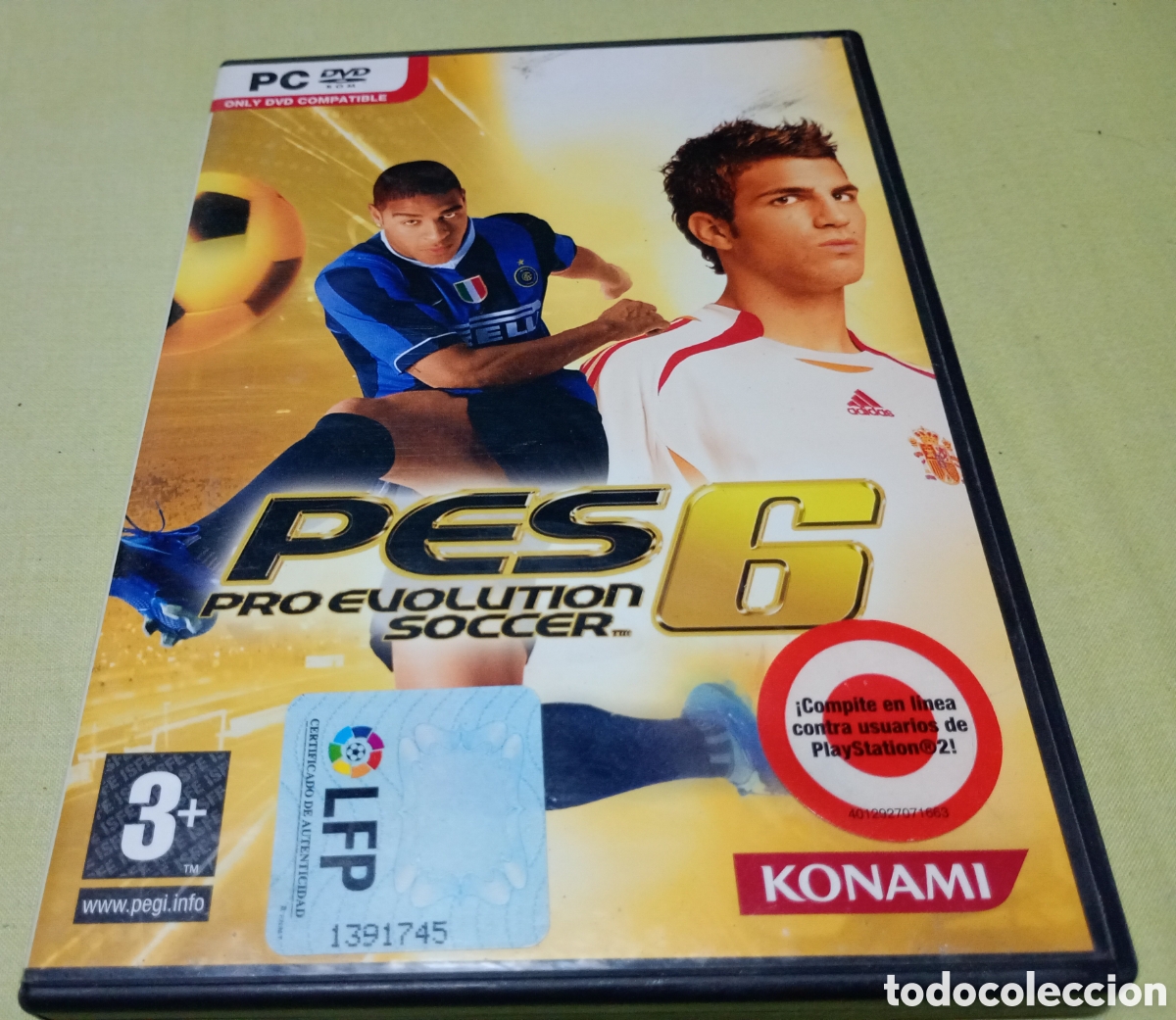 Videojuegos y consolas: PES 6 pro Evolution soccer PC DVD ROM