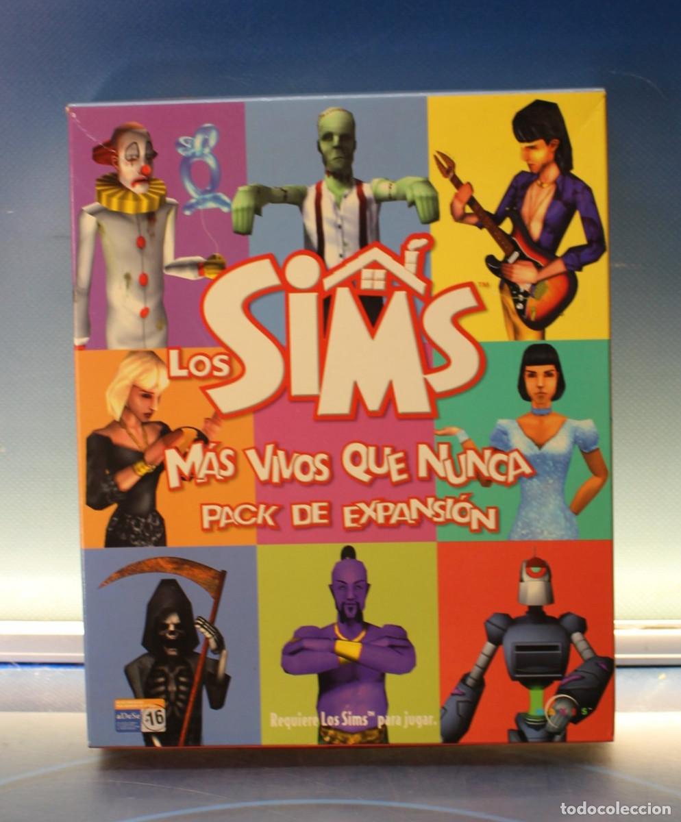 Videojuegos y consolas: Videojuego PC caja grande: Los Sims, M&aacute;s Vivos Que Nunca Pack Expansi&oacute;n. EA Games, 2000.