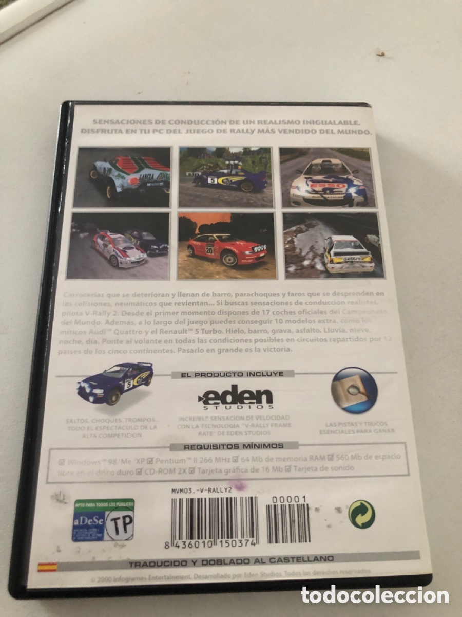 Videojuegos y consolas: V Rally 2 Expert Edition Pc Cd Rom - Foto 3
