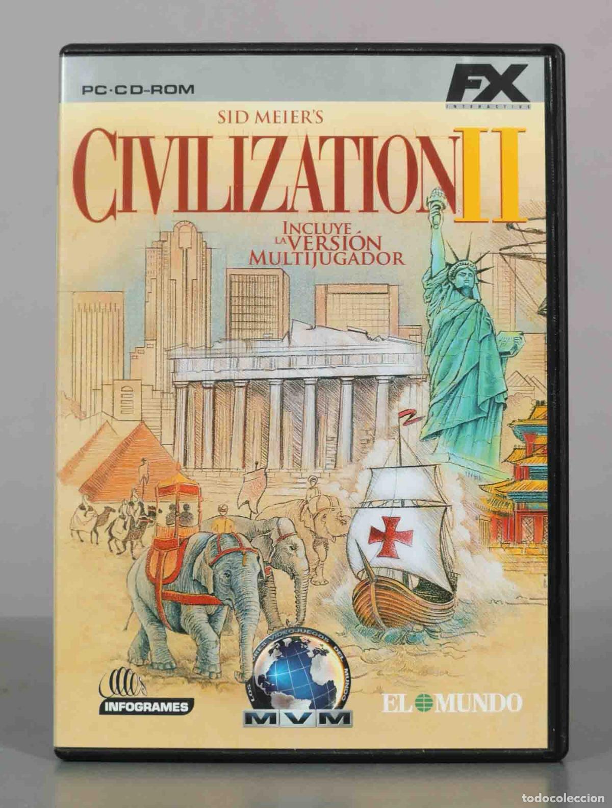 Videojuegos y consolas: PC CD-ROM. Sid Meier&acute;s Civilization II Version Multijugador - Infogrames - Foto 1
