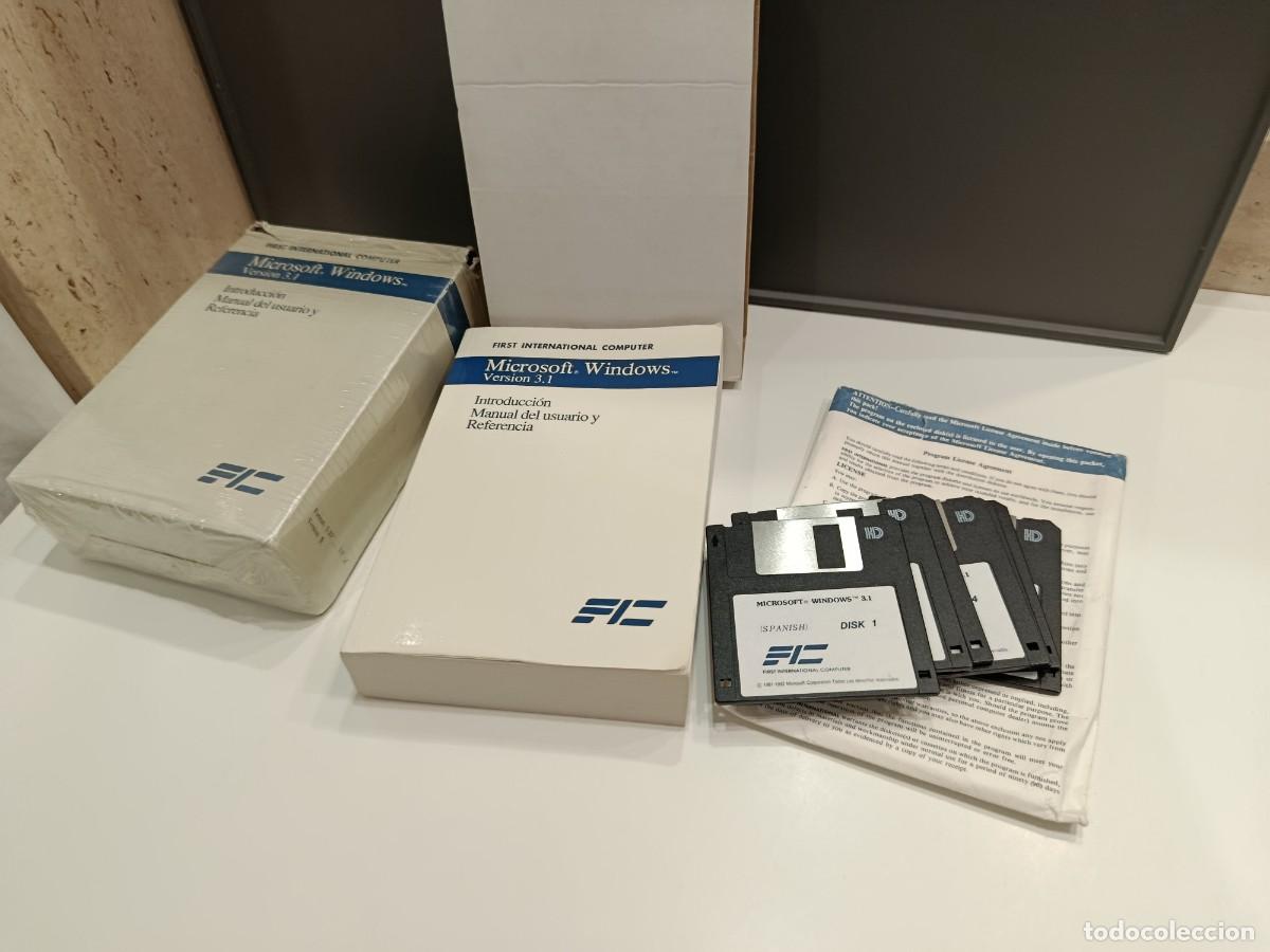 Videojuegos y consolas: FIRST INTERNATIONAL COMPUTER - MICROSOFT WINDOWS VERSION 3.1 - PRIMERA EDICION ESPA&Ntilde;A (1992) - Foto 1
