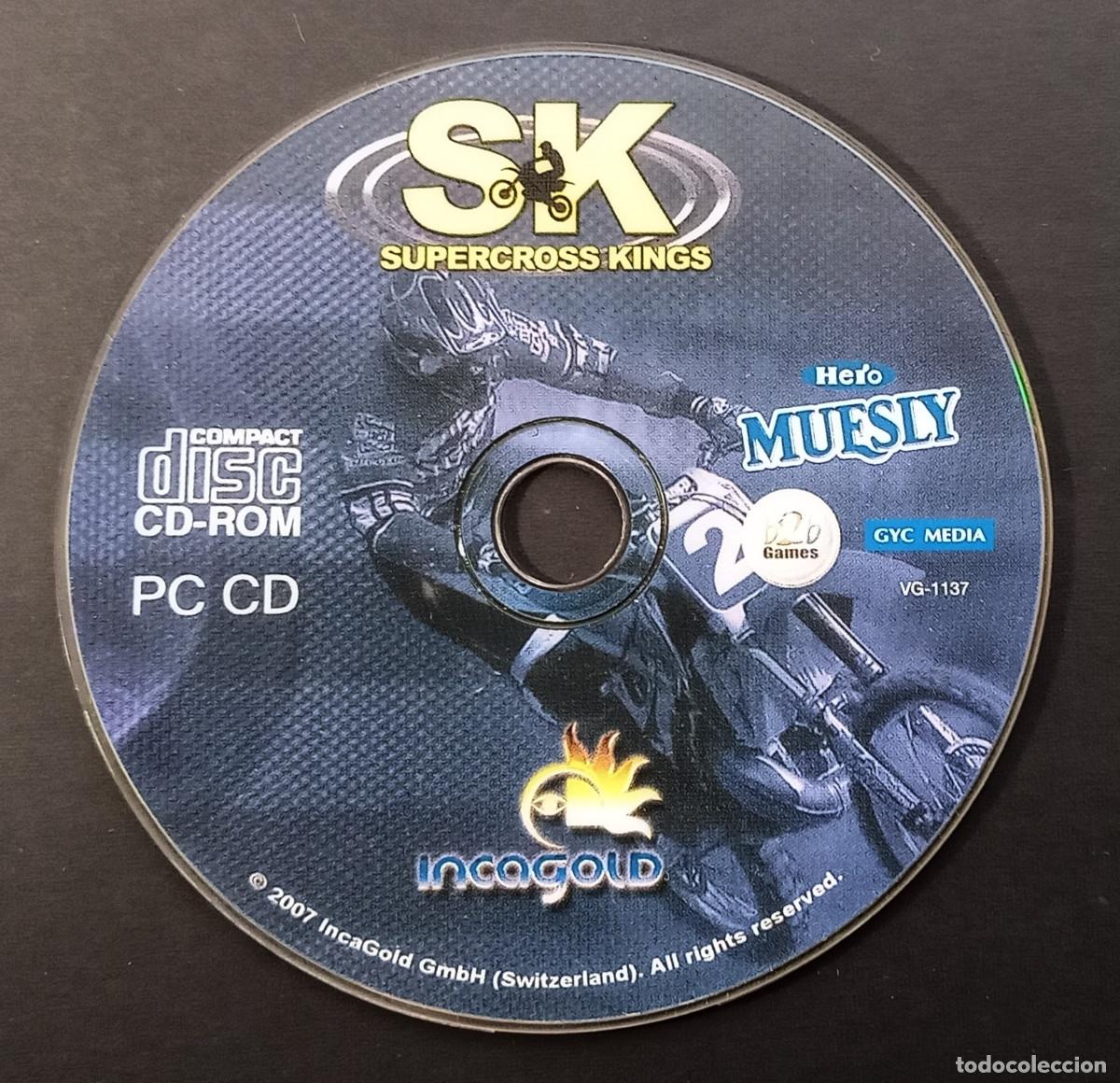 Videojuegos y consolas: CD ROM- SK SUPERCROSS KINGS - INCAGOLD - SIN FUNDA NI CAR&Aacute;TULA
