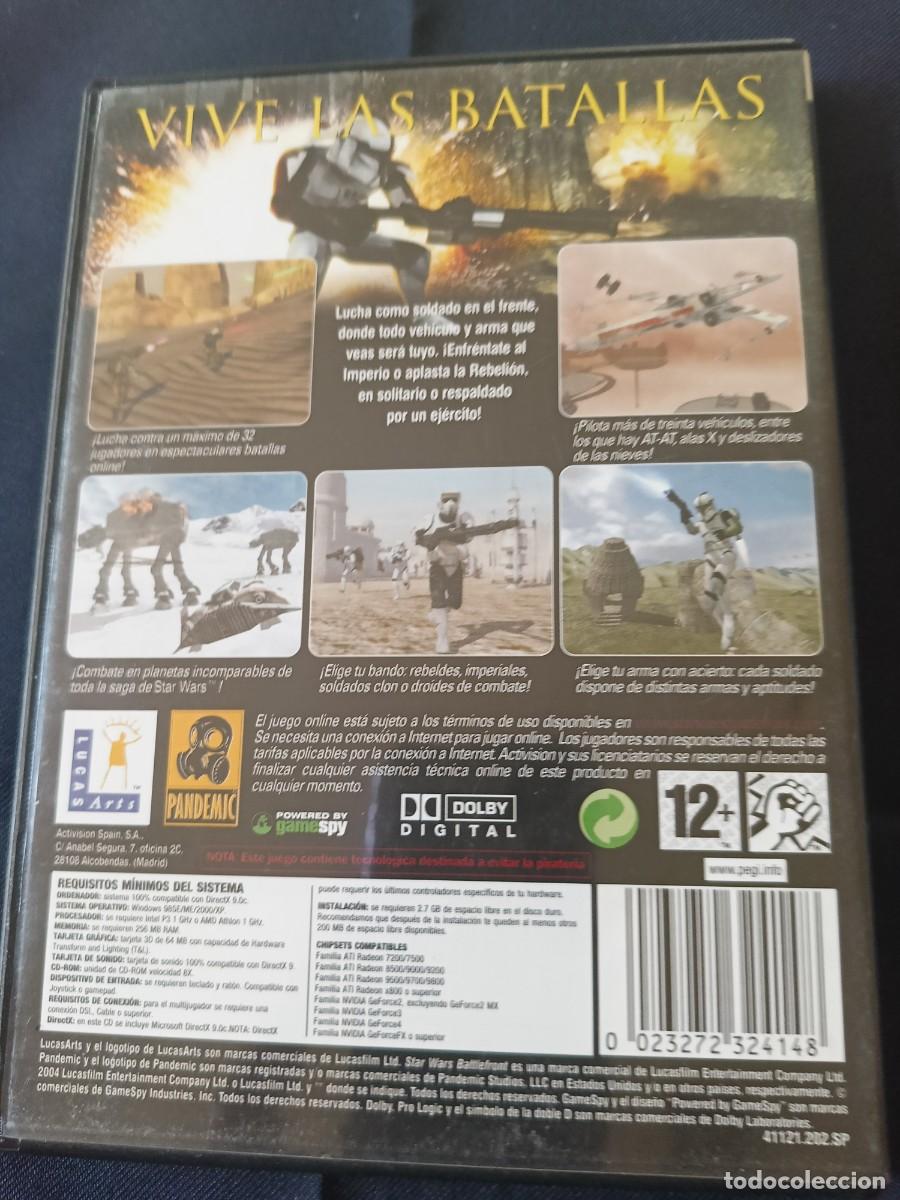 Videojuegos y consolas: CD. Star Wars. Battlefront. Juego. 3 discos - Foto 2