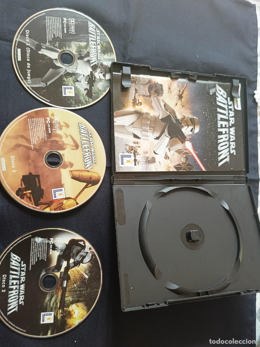 Videojuegos y consolas: CD. Star Wars. Battlefront. Juego. 3 discos - Foto 3
