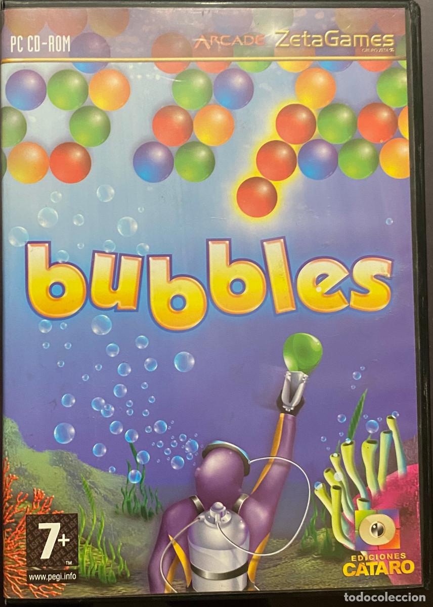Videojuegos y consolas: 'Bubbles'. Videojuego para PC. Arcade. Zeta Multimedia. 2004. CD-ROM original. Buen estado.