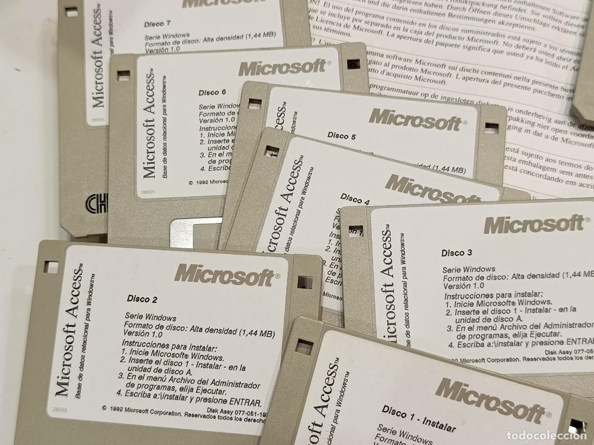 Videojuegos y consolas: MICROSOFT ACCESS SISTEMA DE ADMINISTRACION DE BASES DE DATOS - WINDOWS VERSION 3 1/5 (1992) - Foto 8