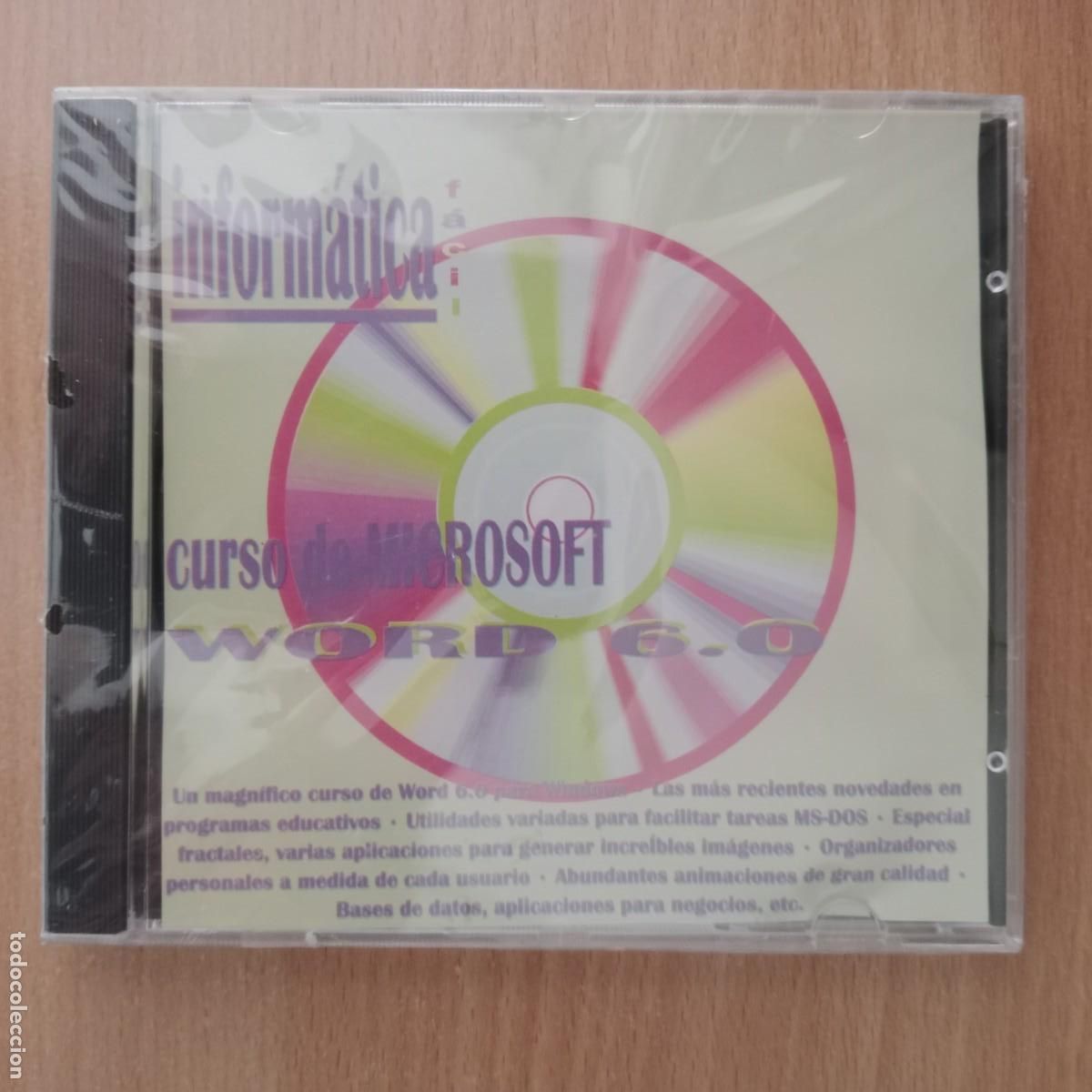 Videojuegos y consolas: CURSO DE INFORM&Aacute;TICA DE MICROSOFT WORD 6.0 - PC CD ROM PRECINTADO- INF. F&Aacute;CIL MULTIMEDIA - A&Ntilde;O 1999.