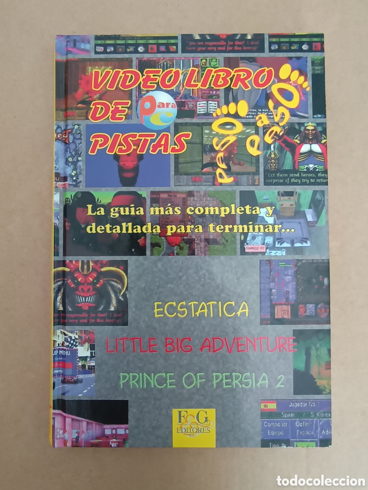Videojuegos y consolas: {&deg;_&deg;} Videolibro de Pistas para PC: Ecstatica/Little Big Adventure/Prince of Persia 2 (F & G).