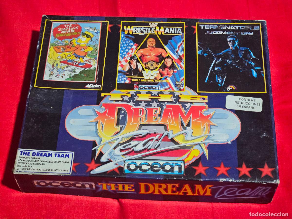 Videojuegos y consolas: ESPA&Ntilde;OL - THE DREAM TEAM OCEAN TERMINATOR 2 WWF - THE SIMPSONS - IBM PC 3.50 LEER ANUNCIO
