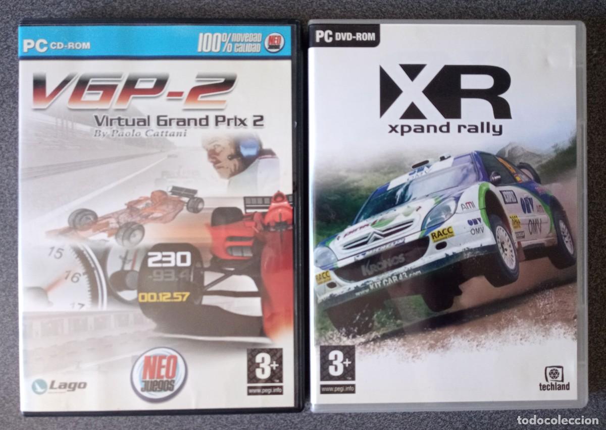 Videojuegos y consolas: Lote juegos Pc Virtual Grand Prix 2 Xpand Rally