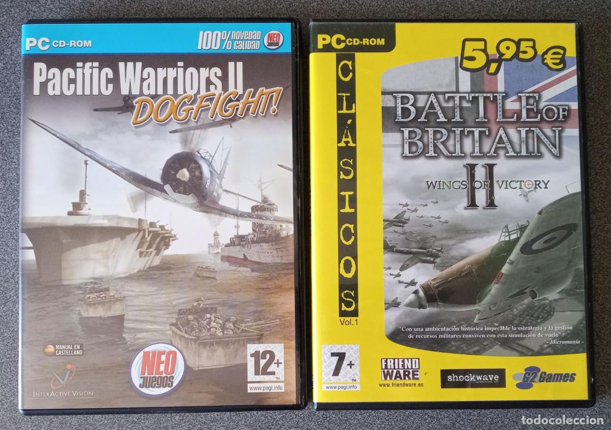 Videojuegos y consolas: Lote juegos Pc Pacific Warriors II Battle Of Britain