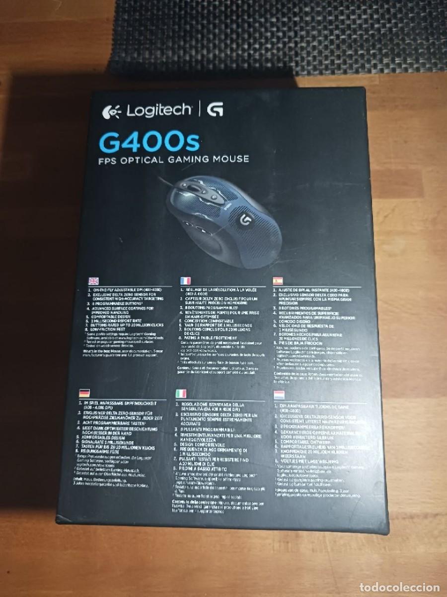 Videojuegos y consolas: Logitech G400s Rat&oacute;n Gaming Caja Retro - Foto 3