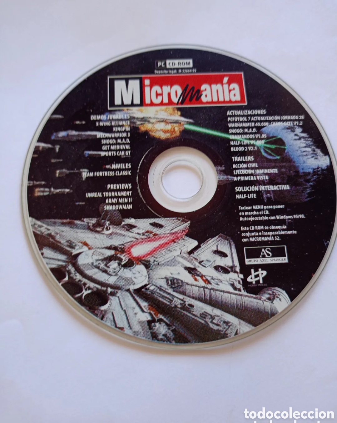 Videojuegos y consolas: Cd micromania 52 demos jugables pc