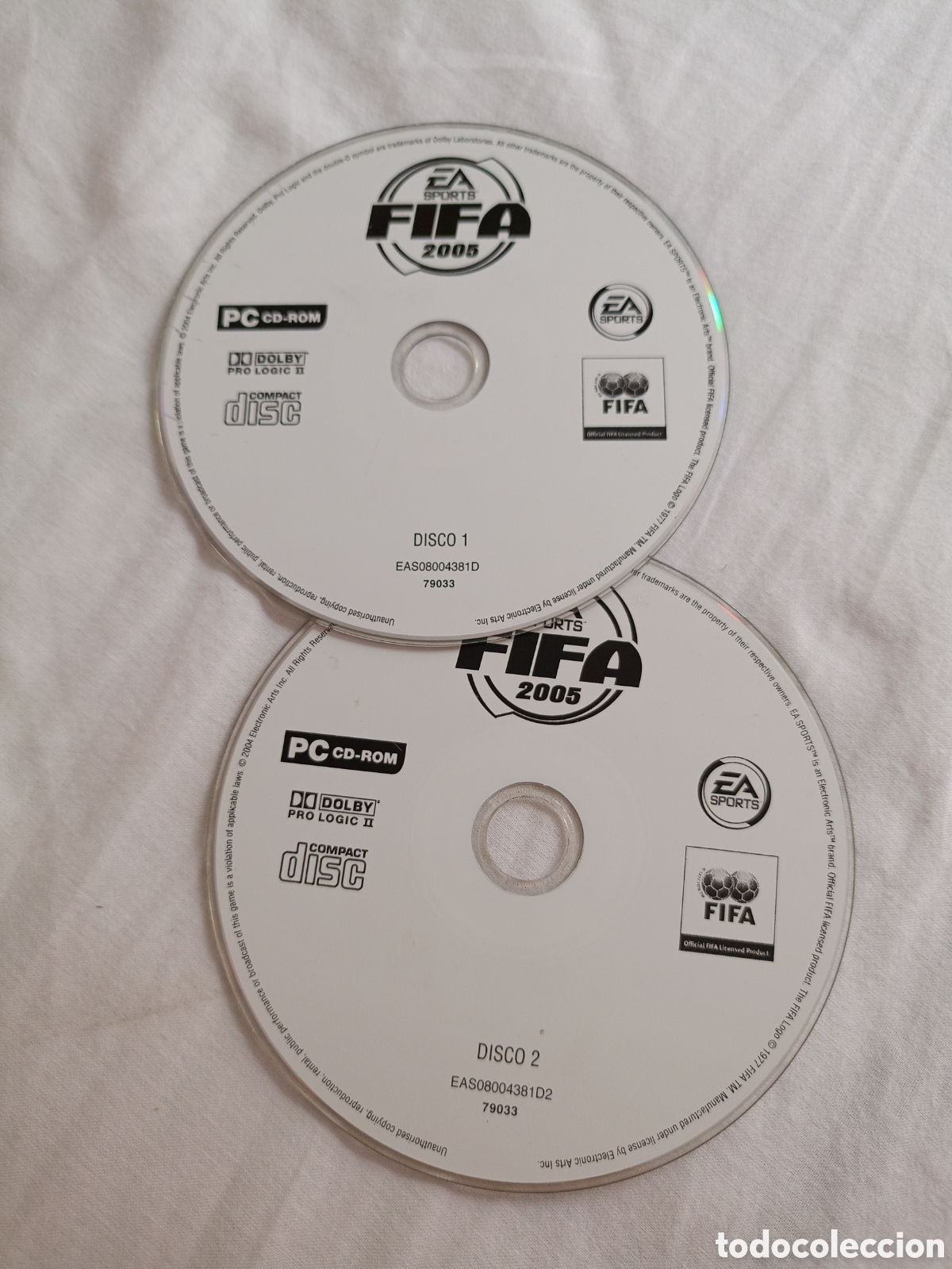 Videojuegos y consolas: FIFA 2005 pc solo discos